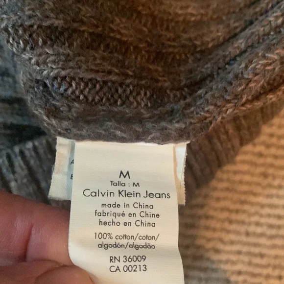 Men’s cotton zip cardigan Medium - Picture 5 of 6